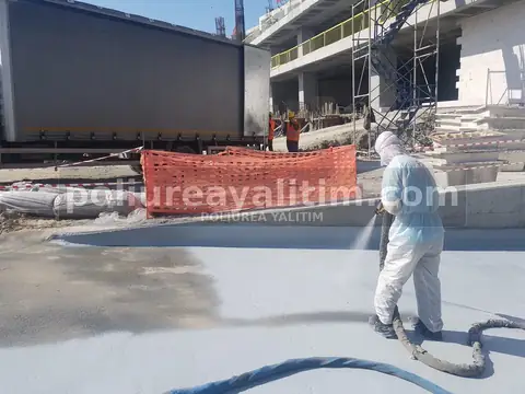 Sprey Poliürea Kaplama – Poliürea Su Yalıtımı Projesi uygulama görseli
