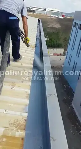 Akarsu Kanalı Kaplama Sistemi Çatı Poliürea Yalıtımı – Akarsu Kanalı Kaplama Sistemi gerçek proje görseli
