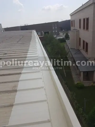 Drenaj Kanalı Poliürea Kaplama Çatı Poliürea Yalıtımı – Drenaj Kanalı Poliürea Kaplama gerçek proje görseli