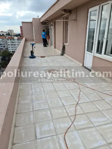 Poliüretan Su Yalıtımı – Teras Kaplama Uygulaması İstanbul uygulama görseli