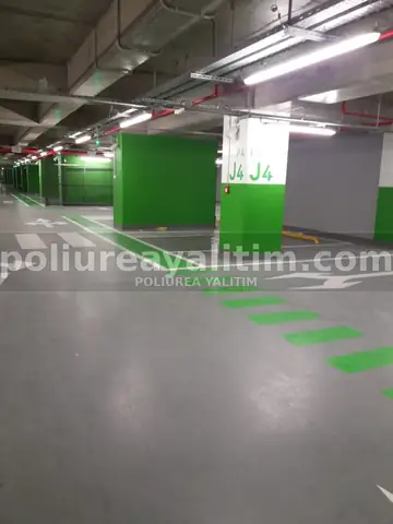 Kapalı Otopark Zemin Kaplama gerçek proje